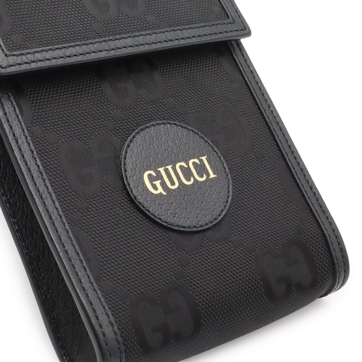 Gucci Off the Grid Pochette Mini Shoulder Bag Nylon Canvas Black — view 8