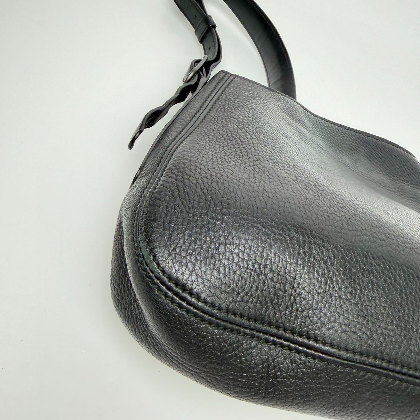 Bottega Veneta Shoulder Bag Leather Black Vintage — view 8