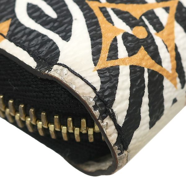 Louis Vuitton Wallet Zippy Monogram Canvas Giant Ivoire Gold Zebra — view 8