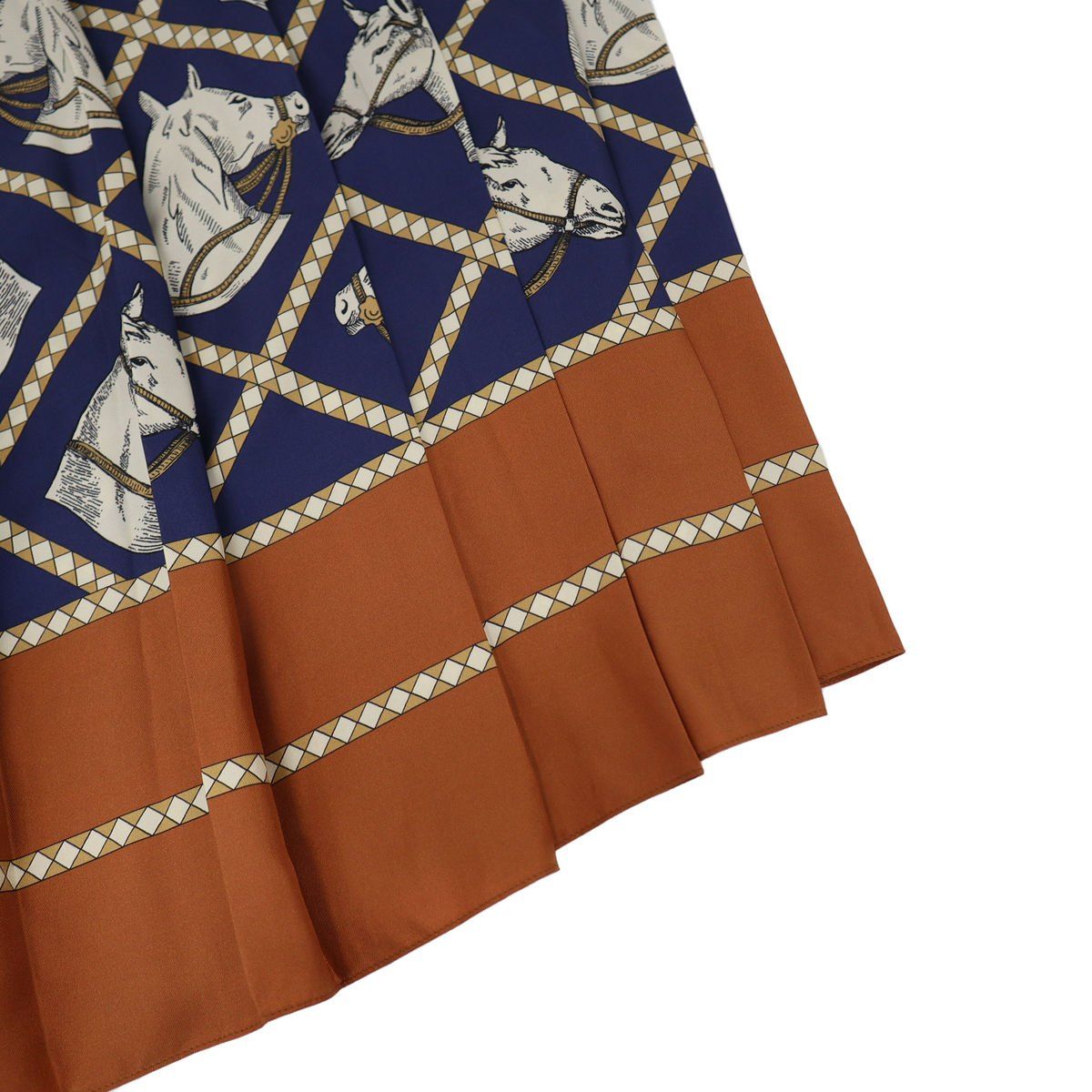 Gucci Equestrian Silk Skirt Mix 38 — view 5