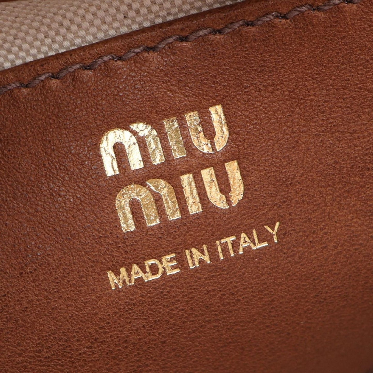 Miu Miu Shoulder Bag Nappa Aviator Leather — view 4