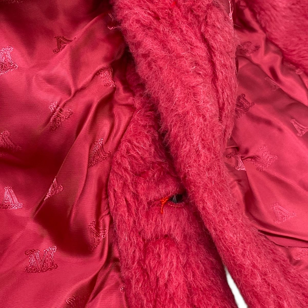 Max Mara Poncho SM Teddy Bear Cape Pink Alpaca — view 8