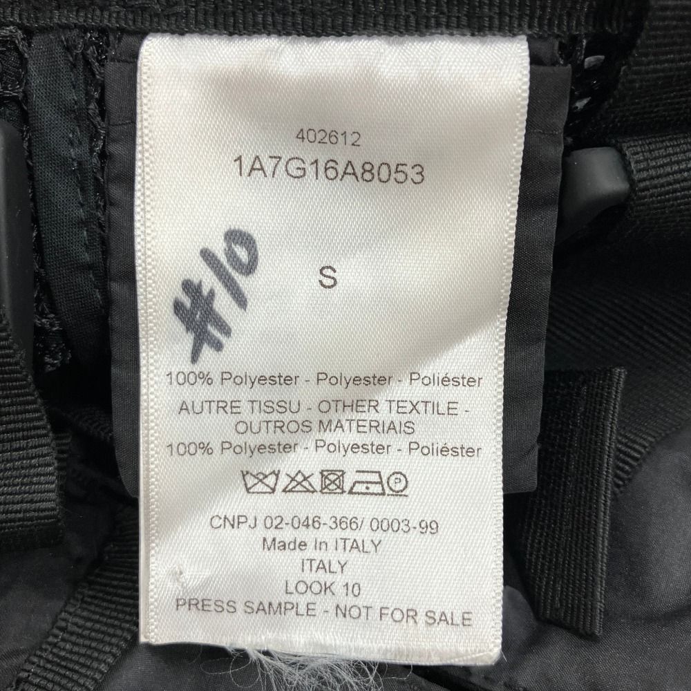 Dior Mesh Vest Sleeveless Top Bustier Logo Black S — view 7