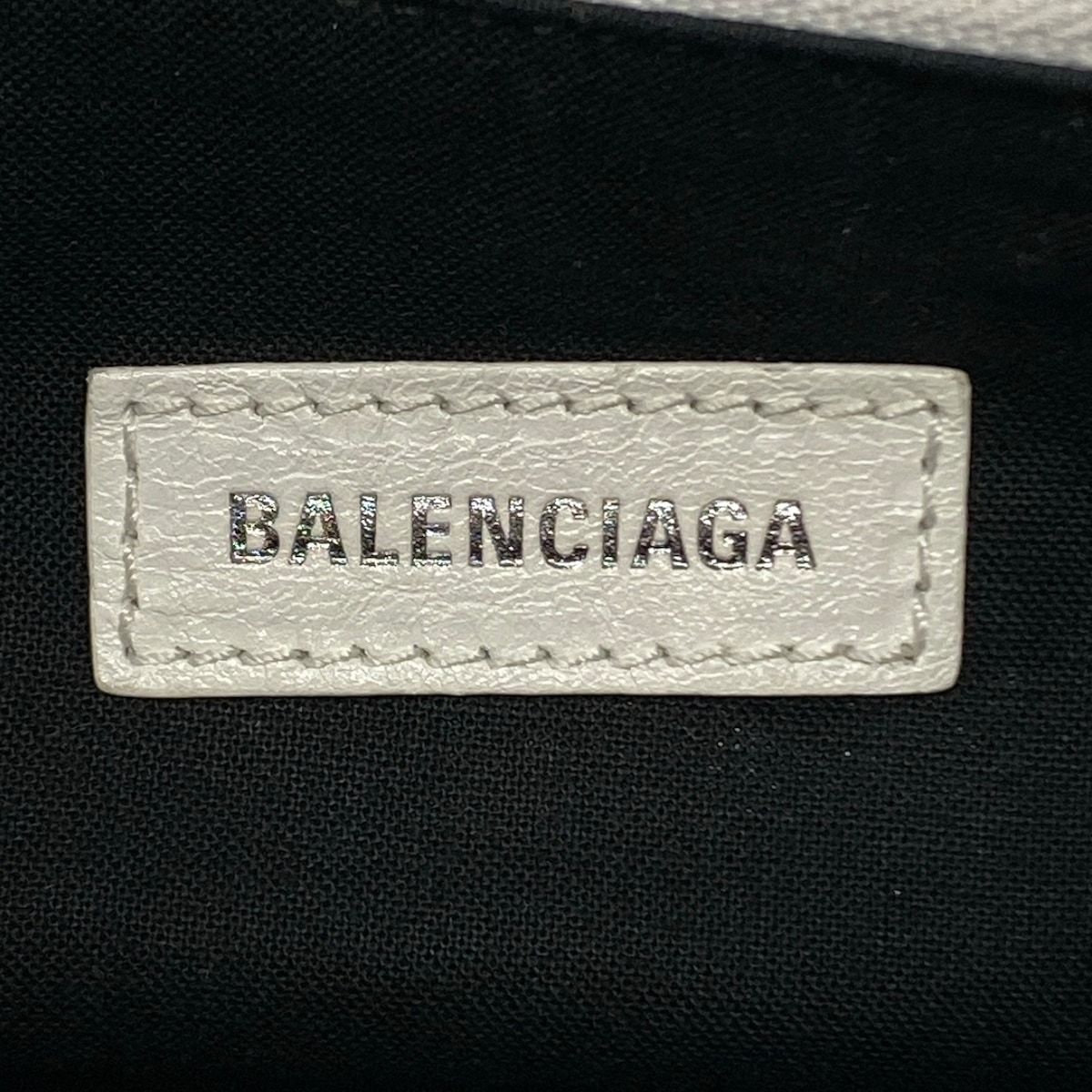 Balenciaga Shoulder Bag le Cagole XS White Leather — view 8