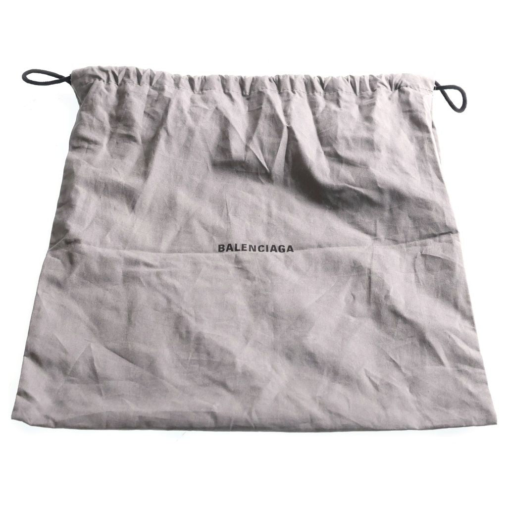 Balenciaga le Cagole Belt Bag Black Leather Silver — view 8