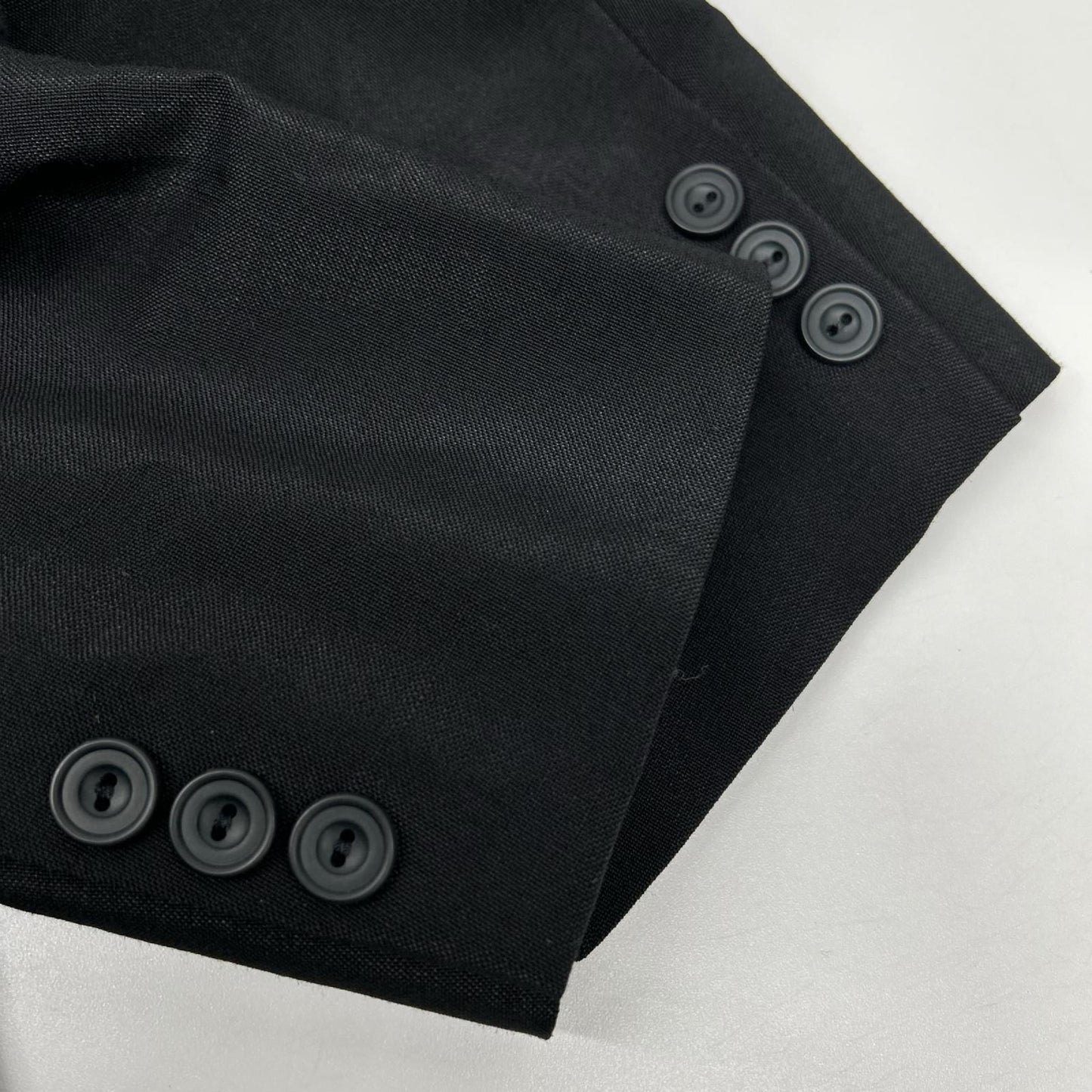 Dior Monsieur Black Silk Lapel Tuxedo Smoking Jacket — view 8