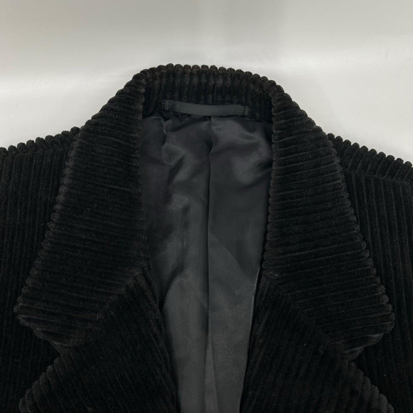 Saint Laurent Black Corduroy Tailored Jacket — view 8