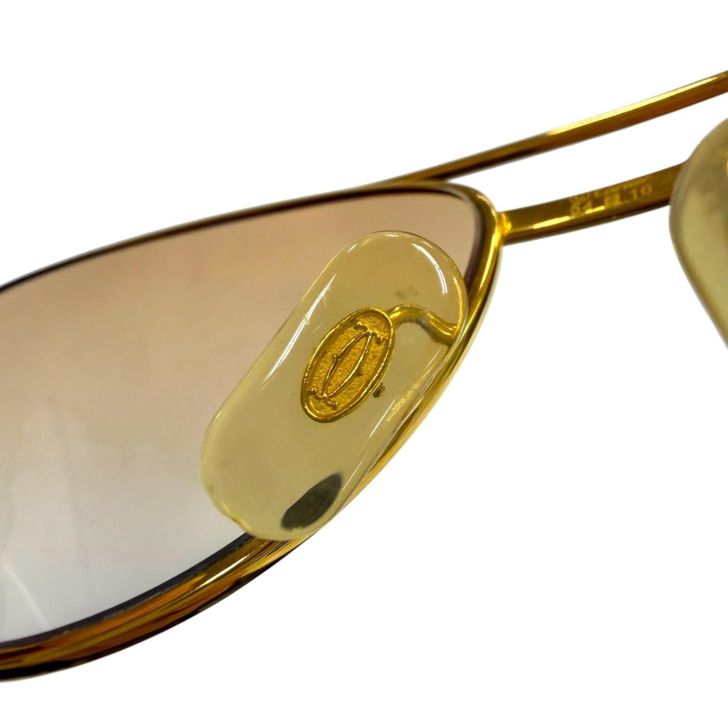 Cartier Vintage Trinity Two Bridge Teardrop Gradient Eyewear Sunglasses 54 16 — view 8