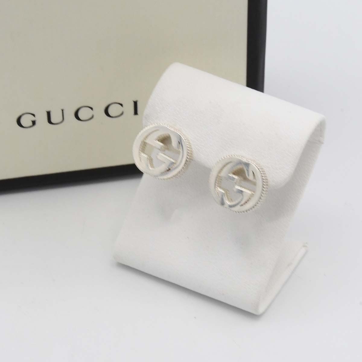 Gucci Earrings Interlocking G 925 Back Bag — view 8