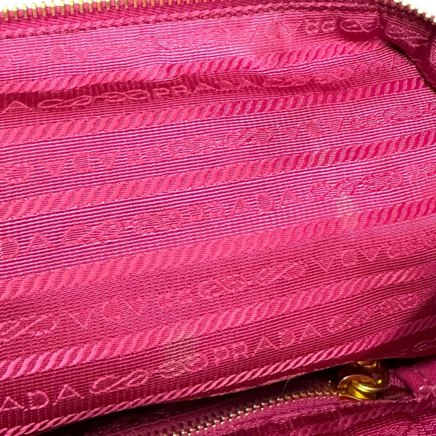 Prada Shoulder Bag Nylon Pink — view 8