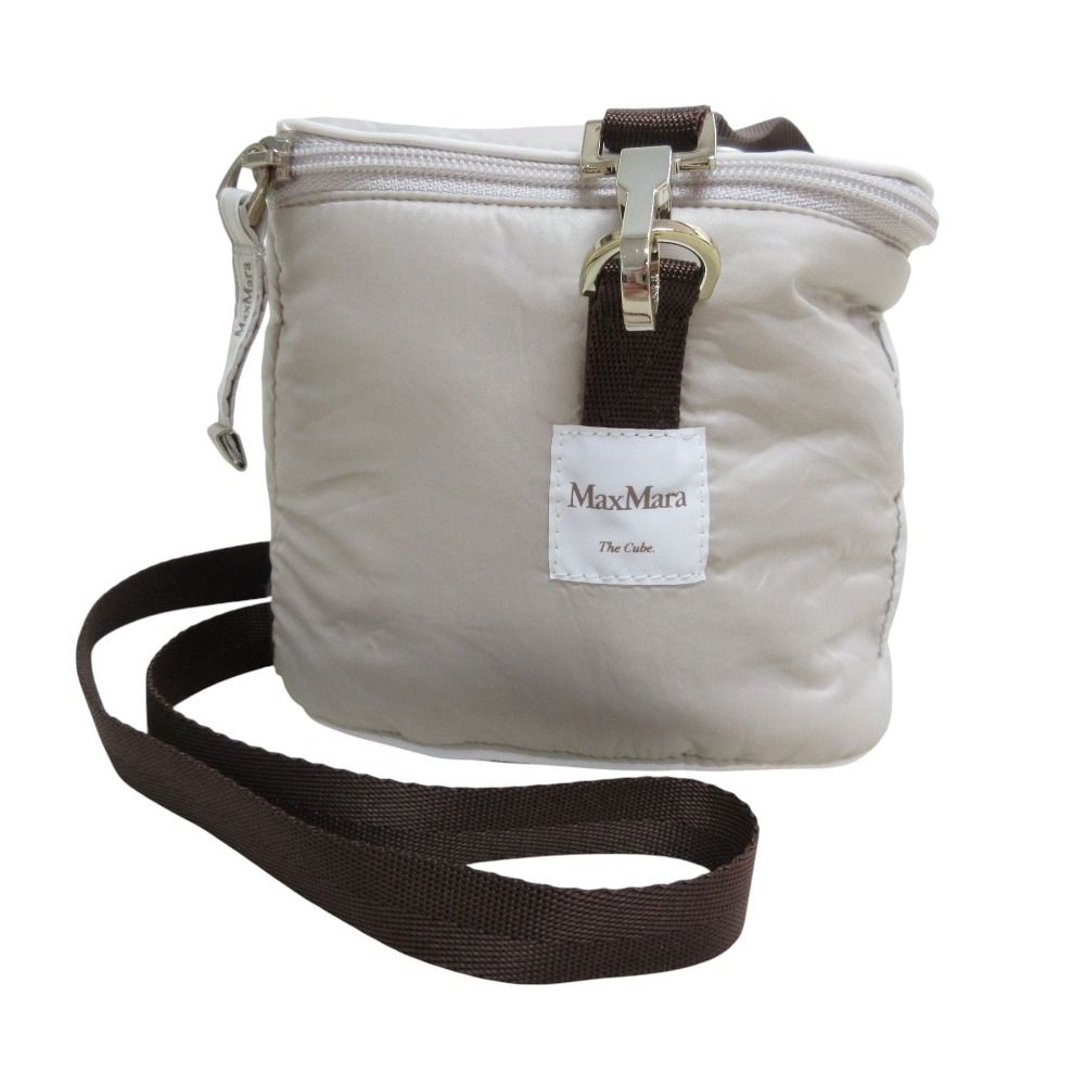 Max Mara the Cube Reversible Nylon Quilted Down Jacket Beige 40 — view 8