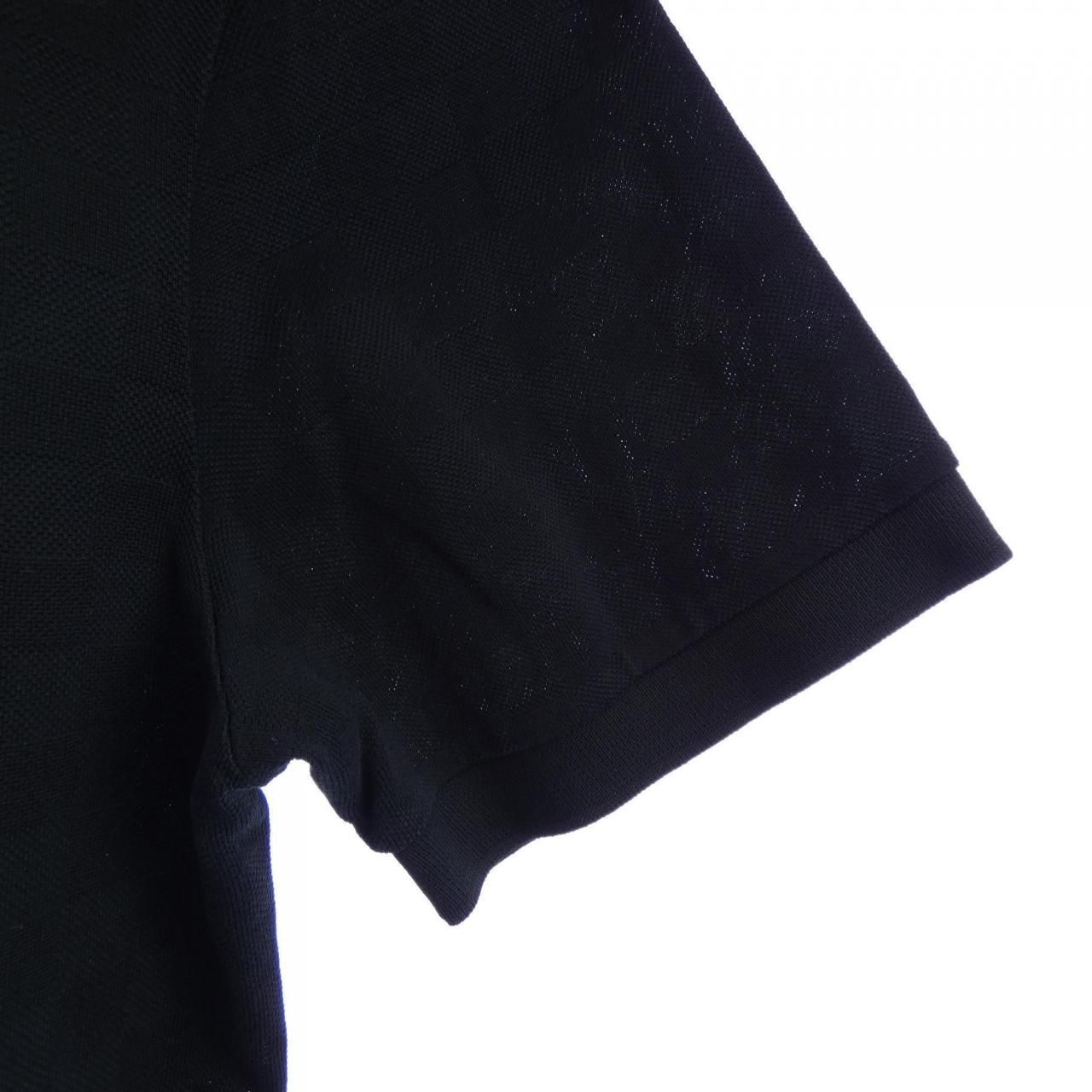 Louis Vuitton Cotton Pique Polo with Embroidered LV Patch — view 6