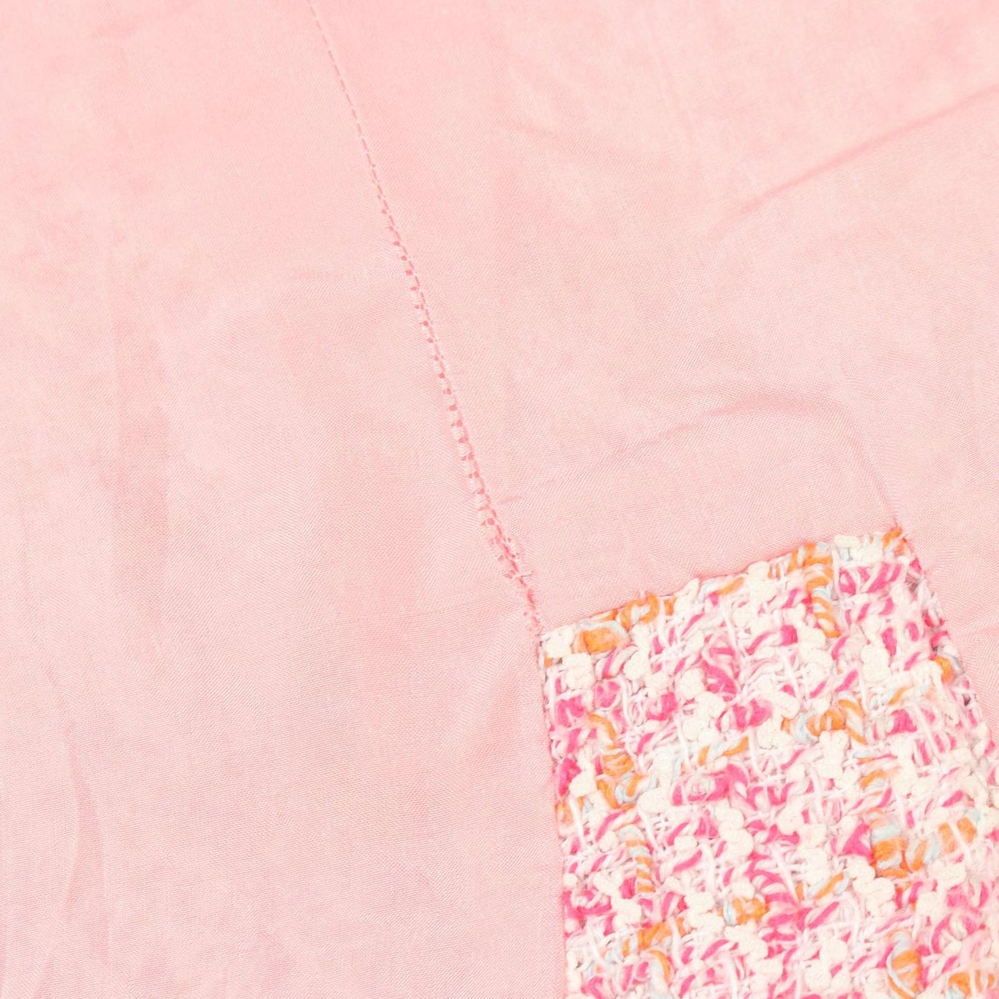 Chanel Skirt CC Logo Button Tweed Cotton — view 8