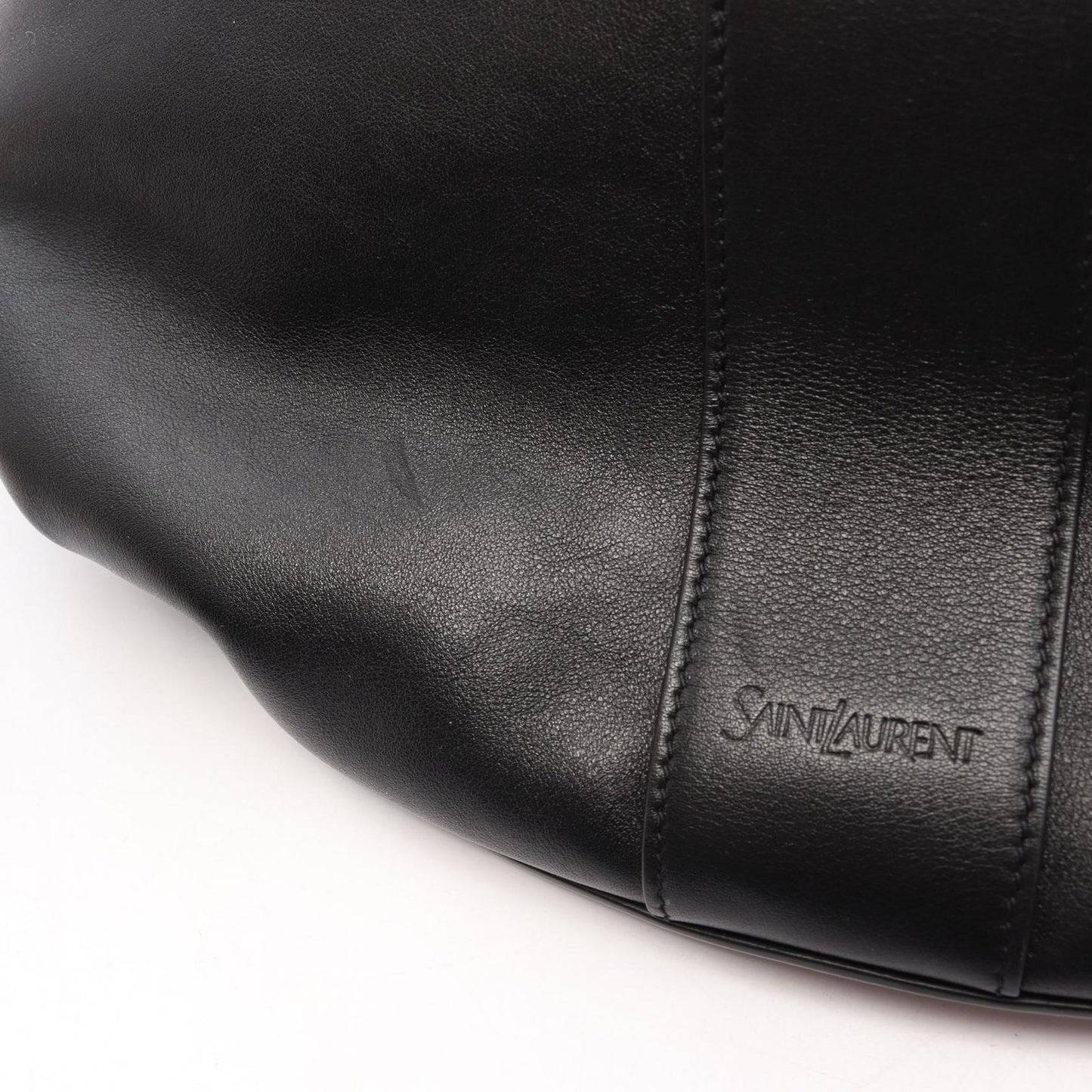 Saint Laurent Paris Tote Hobo Black Leather — view 6