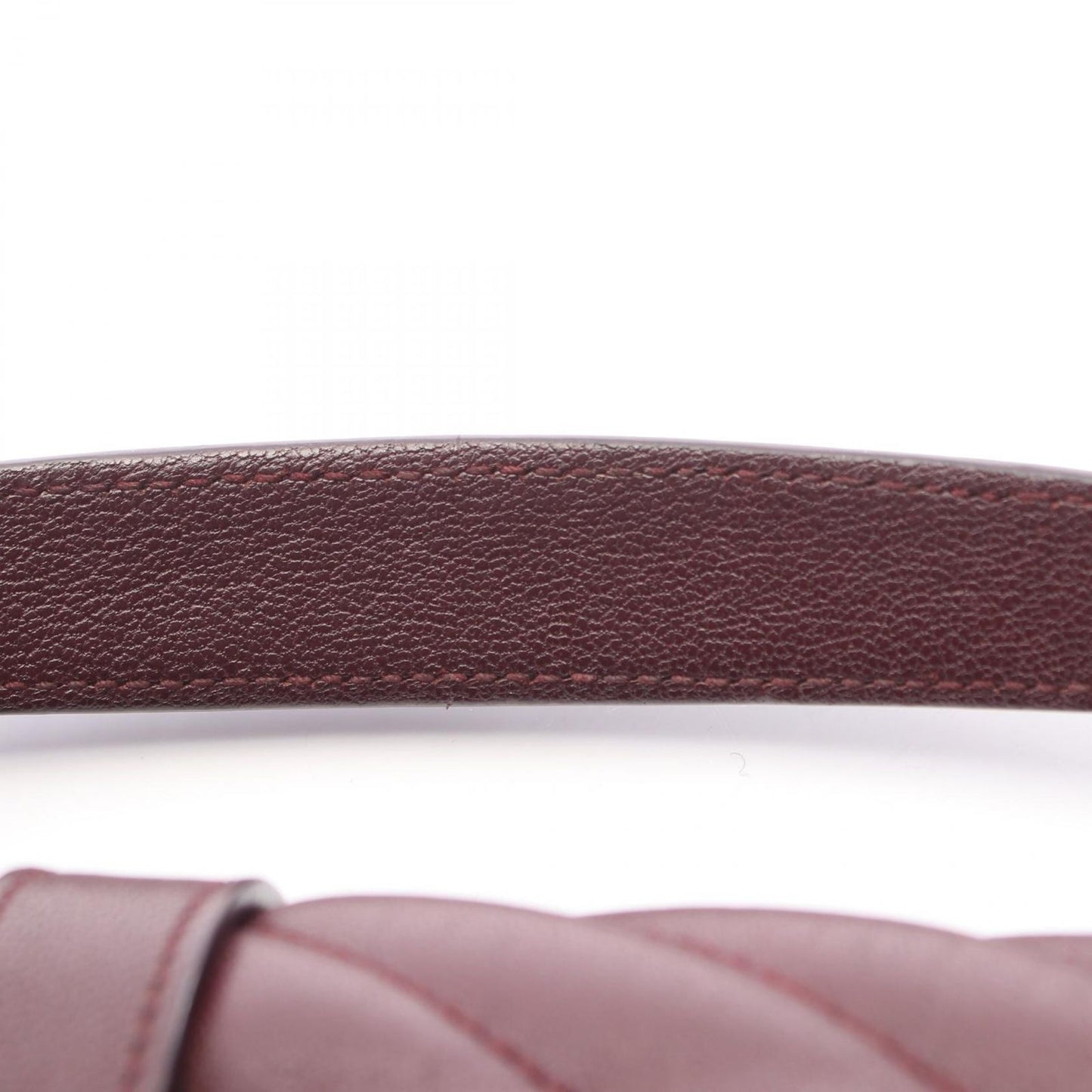 Saint Laurent Paris Handbag Carre 2-Way Burgundy Leather Medium — view 8