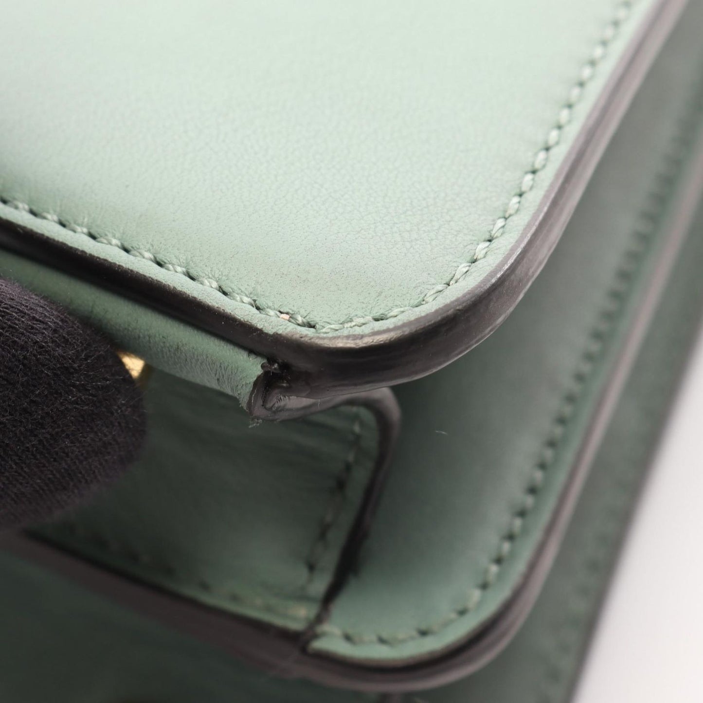 Fendi Handbag Peekaboo ISeeU Small Selleria Green Pink Beige Leather — view 8