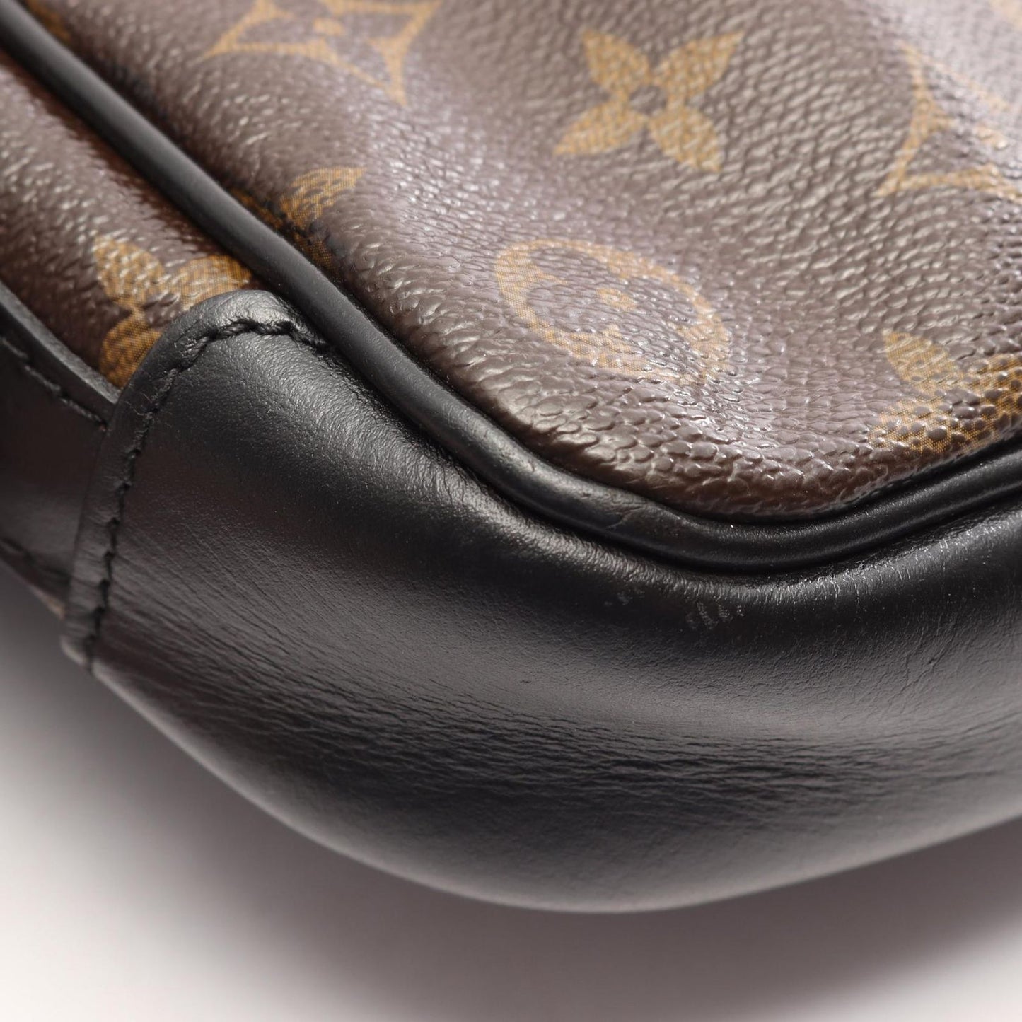 Louis Vuitton Shoulder Bag Bus PM Monogram Macassar Leather — view 8