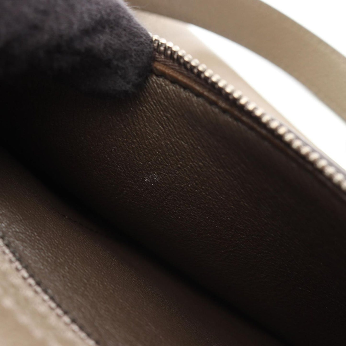 Celine Handbag Trapeze Medium 2-Way Gray Leather — view 6