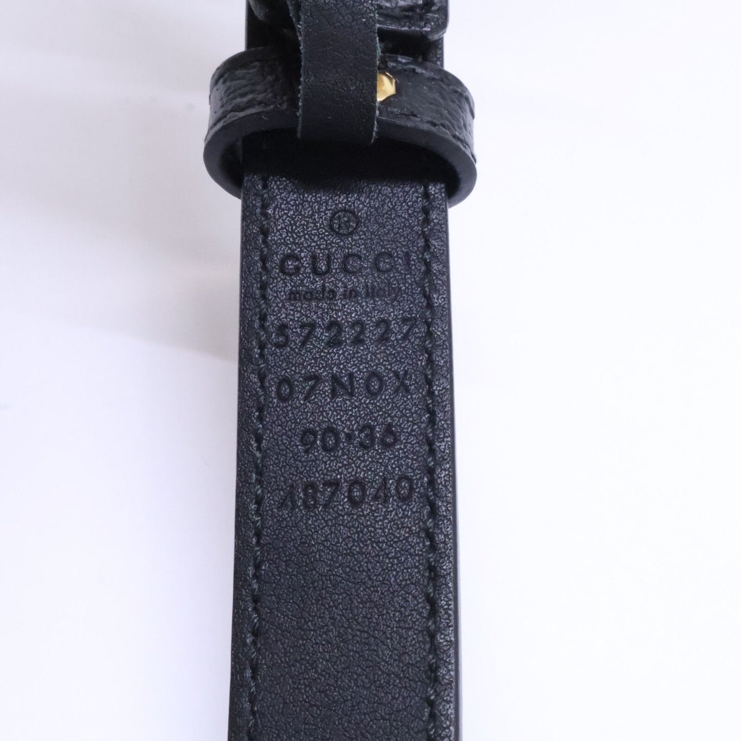 Gucci GG Buckle Leather Belt — view 8