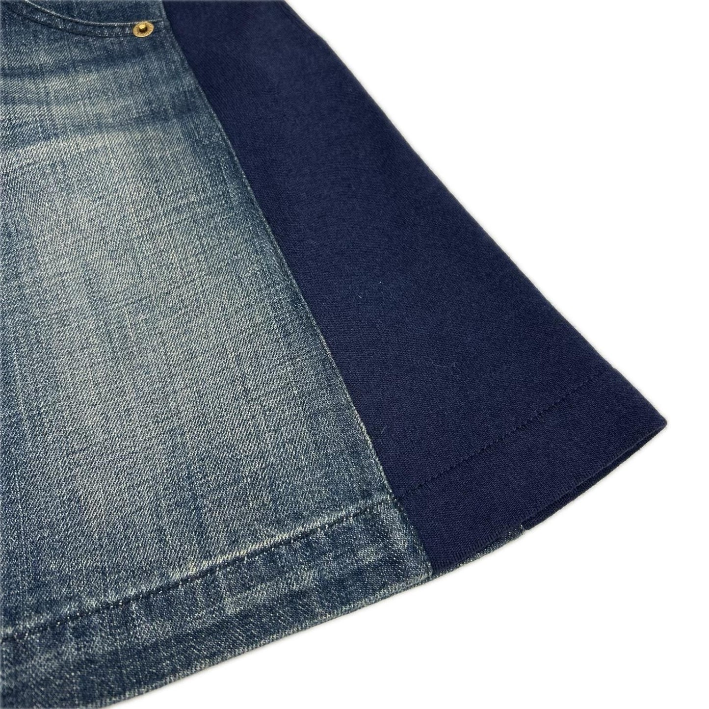 Louis Vuitton Sweatshirt Docking Denim Skirt XS — view 7