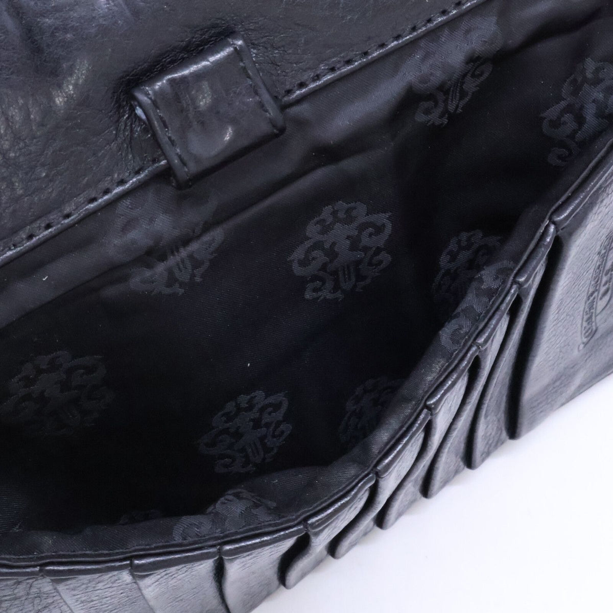 Chrome Hearts Wave BS Fluer Leather Wallet — view 8