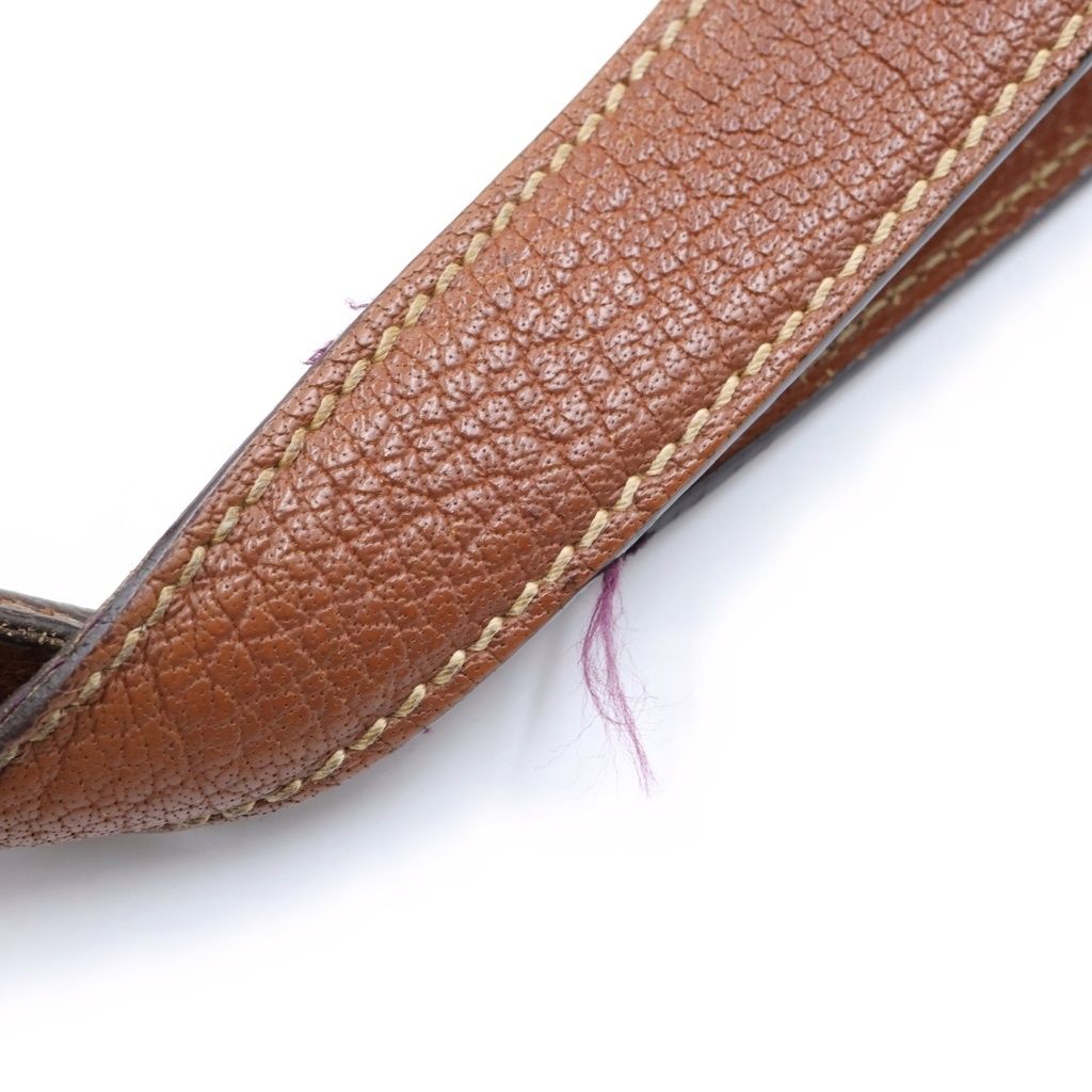 Bvlgari Maxilettare 2-Way Tote Bag Brown Leather — view 8