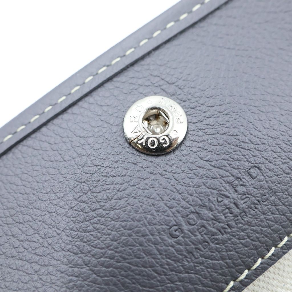 Goyard Saint Louis PM Tote Bag Gray Leather — view 8