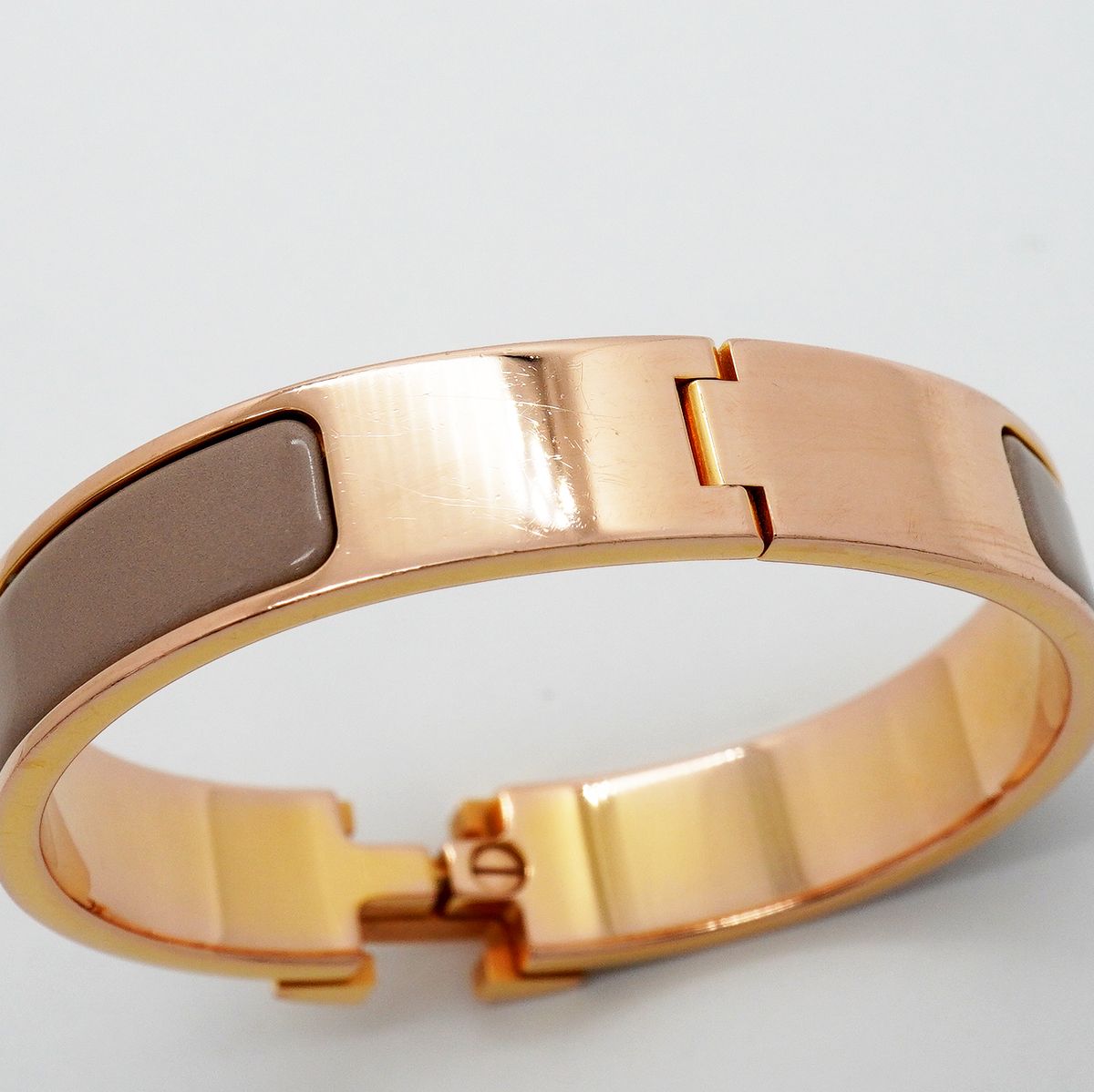 Hermes Bangle Clic Clac PM Gold Plated Bracelet — view 7