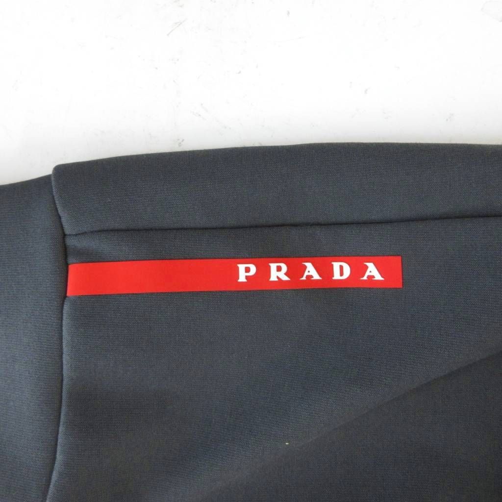 Prada Sport Sweatpants Easy Logo Print Black Pants — view 5