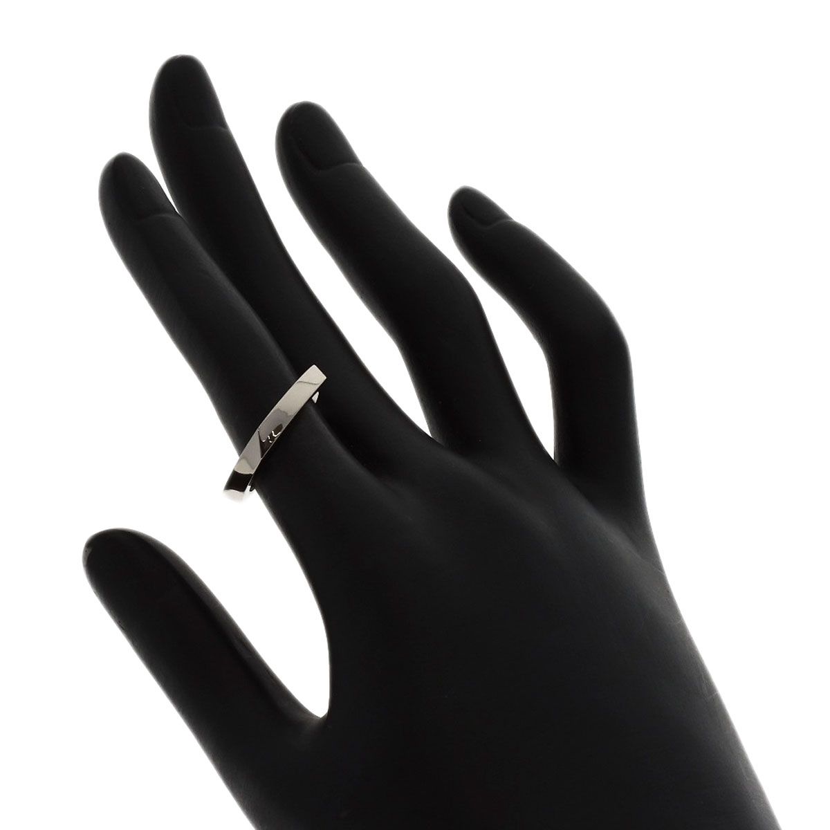 Tiffany & Co Frank Gehry Torque Narrow Ring 18k White Gold — view 5