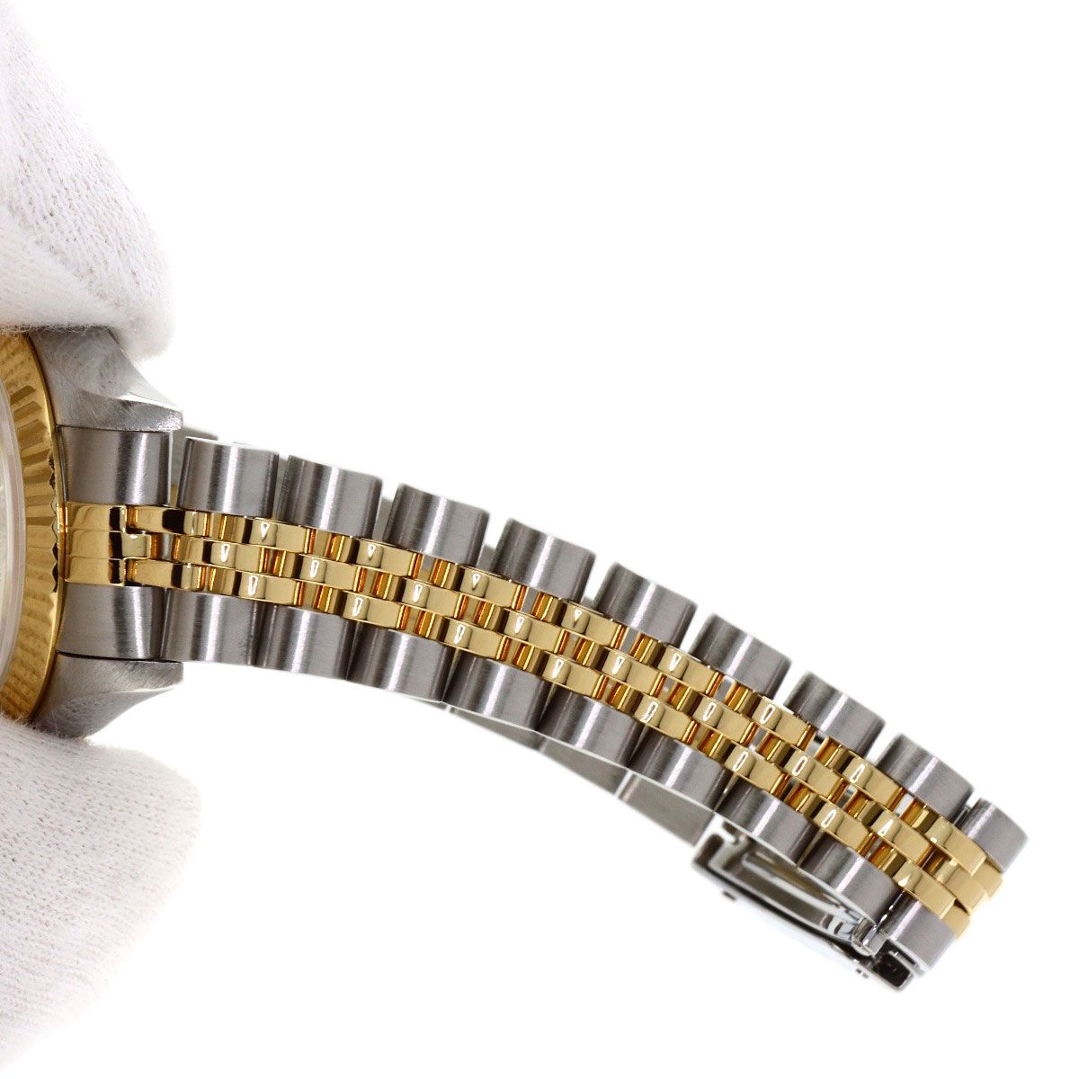 Rolex Datejust Diamond Watch SS Yellow Gold 18k — view 8