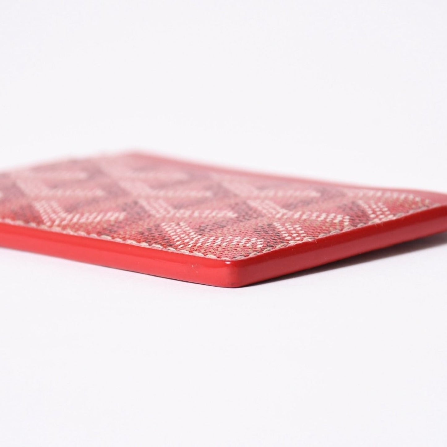 Goyard Saint Sulpice Card Case Red Vauzel Calfskin — view 8