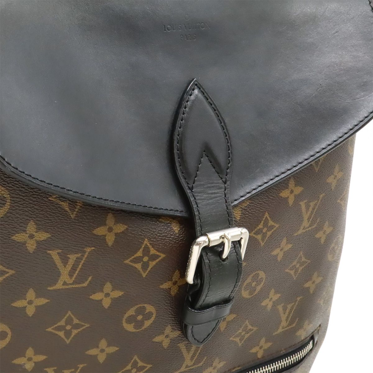 Louis Vuitton Monogram Macassar Parc Backpack Shoulder Bag — view 8