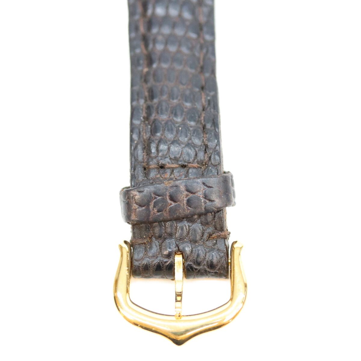 Cartier Must Vendome SM Vermeil Mahogany Brown Dial Watch — view 7