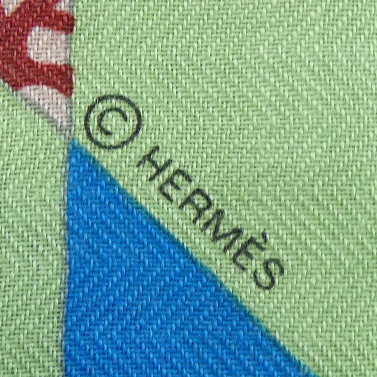 Hermes American Ouilts Carre Geant 140 Shawl Scarf — view 4