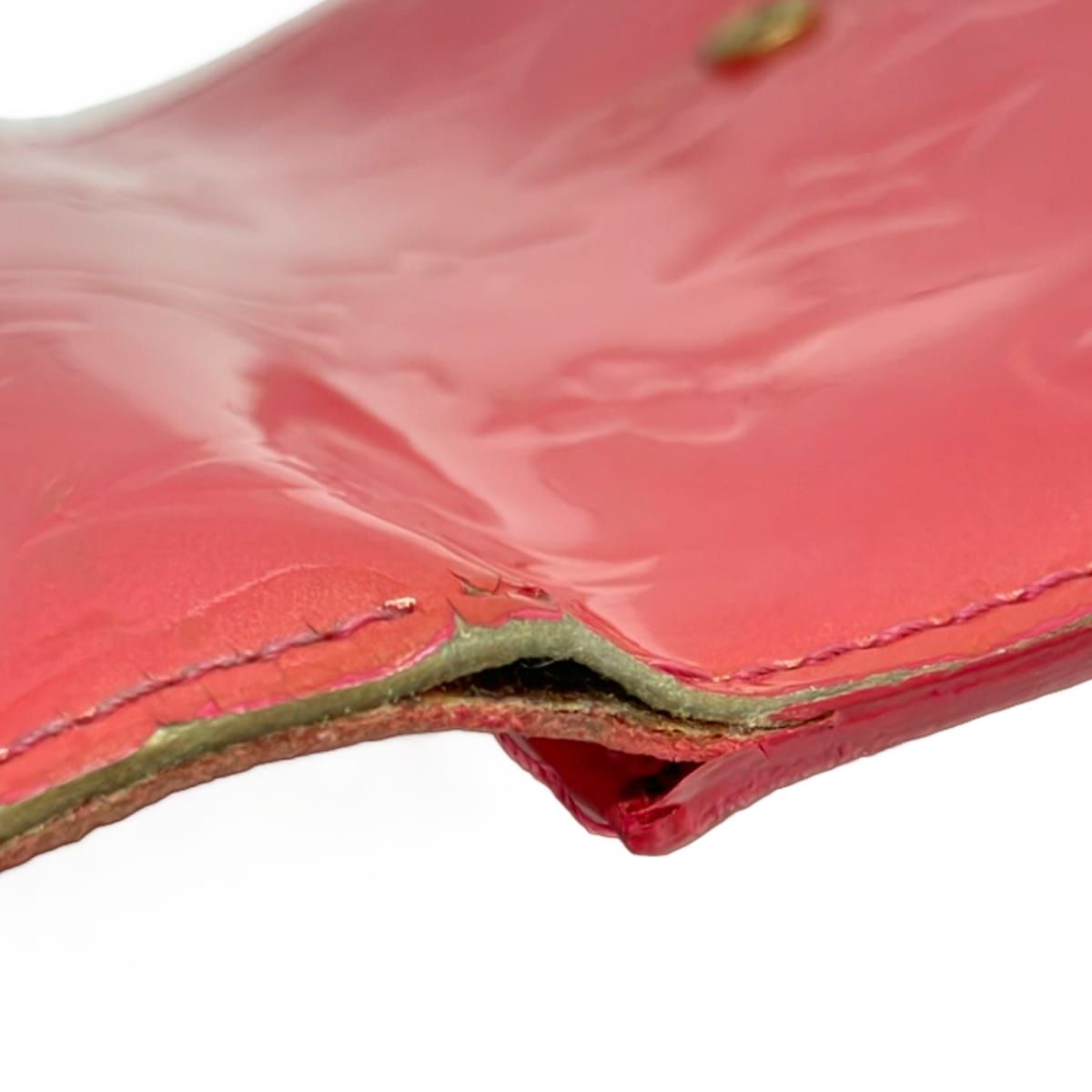Louis Vuitton Wallet Monogram Vernis Porte Tresor International Framboise — view 7