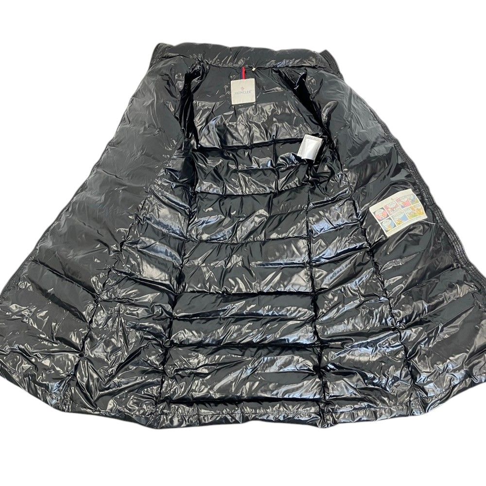 Moncler Moka Hooded Long Down Coat Black 3 — view 8