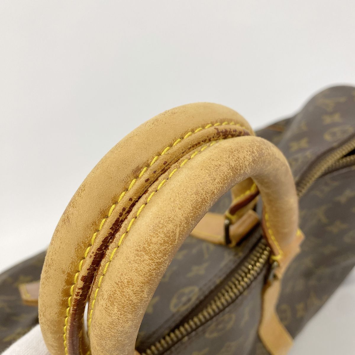 Louis Vuitton Boston Bag Monogram Keepall 45 Brown — view 8