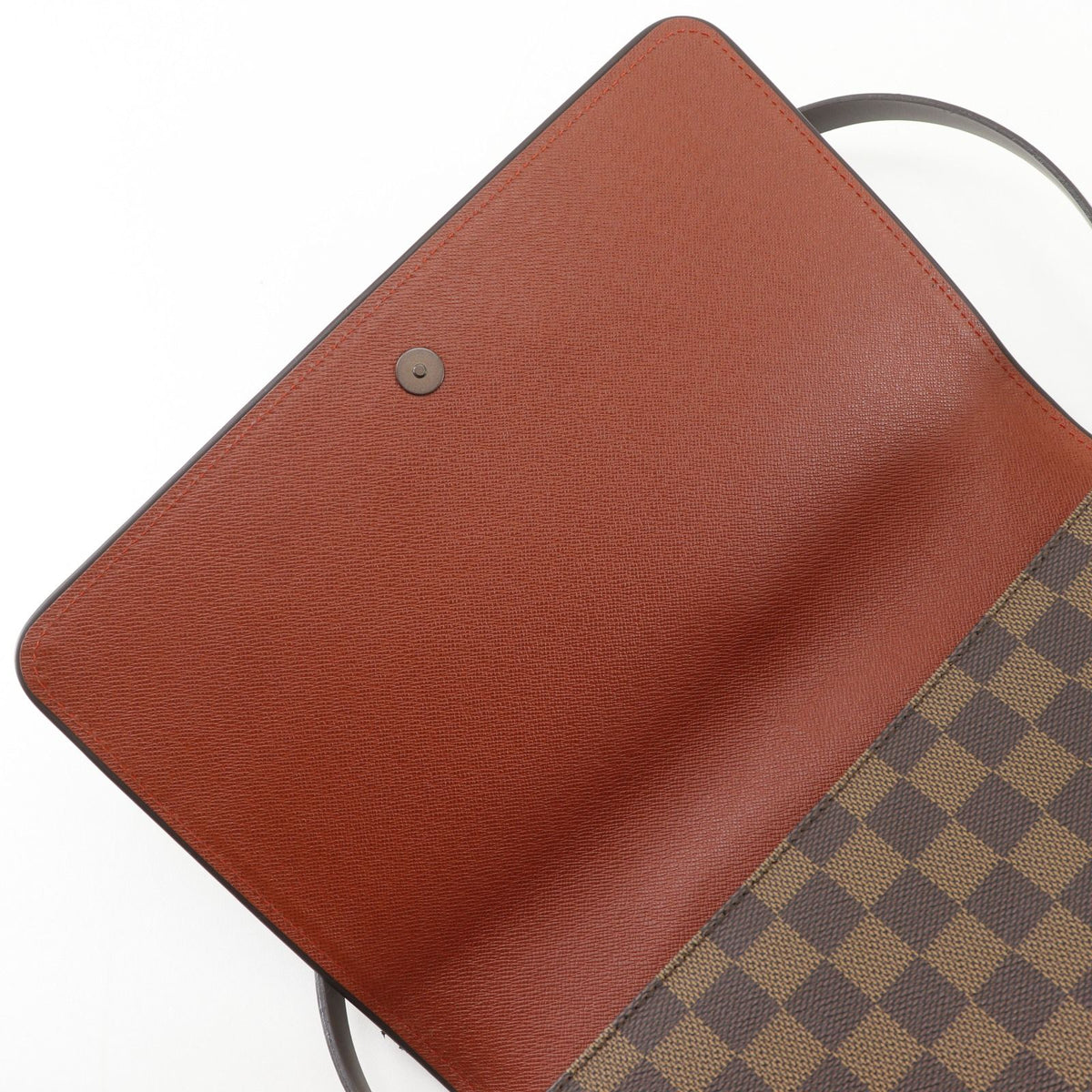 Louis Vuitton Tribeca Long Damier Canvas Brown Shoulder Bag — view 8