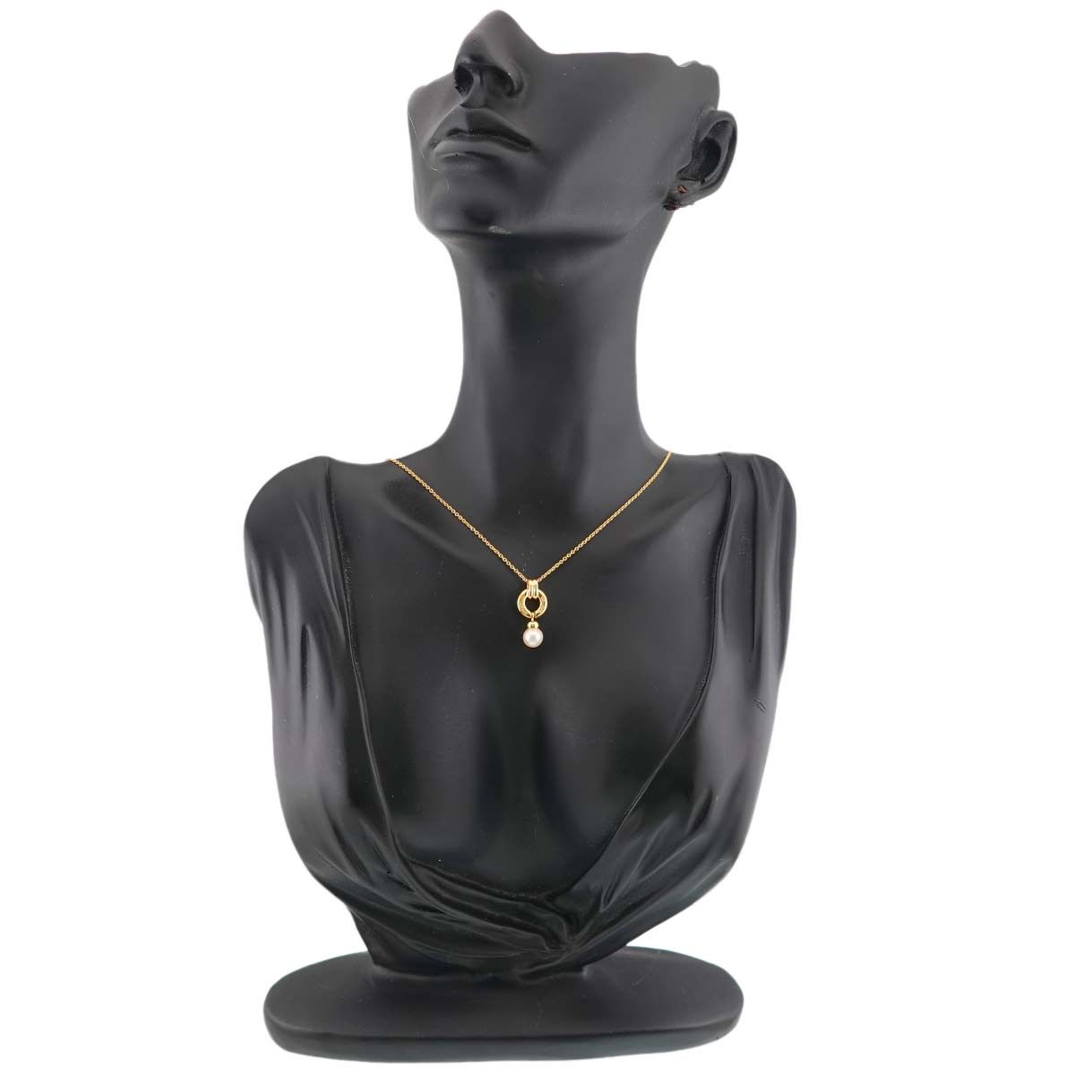 Tiffany & Co Door Knock Akoya Pearl 6.1 Necklace 40 18k Yellow Gold — view 7