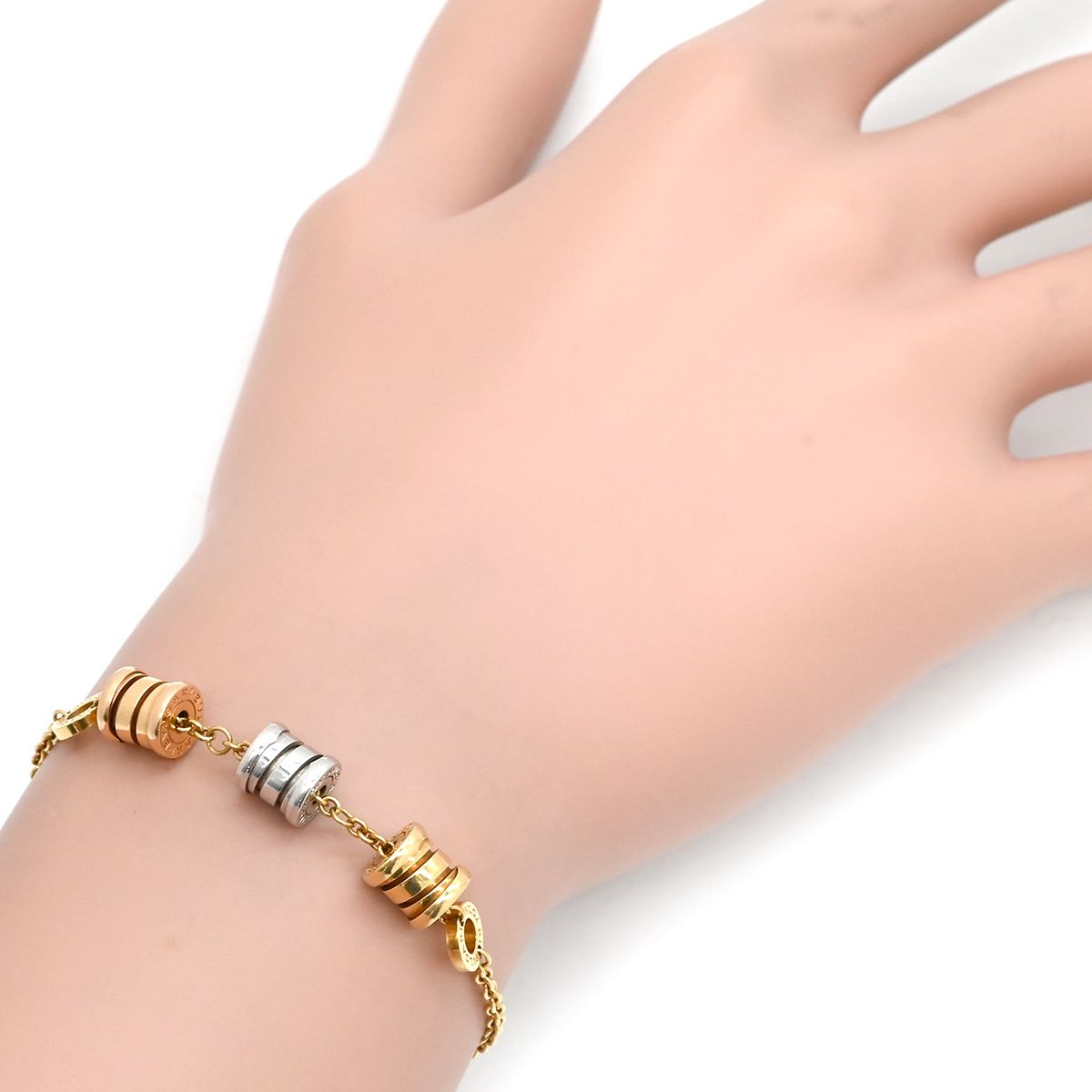 Bvlgari Bracelet B.zero1 Three Element Yellow Gold Pink White WG YG PG — view 8