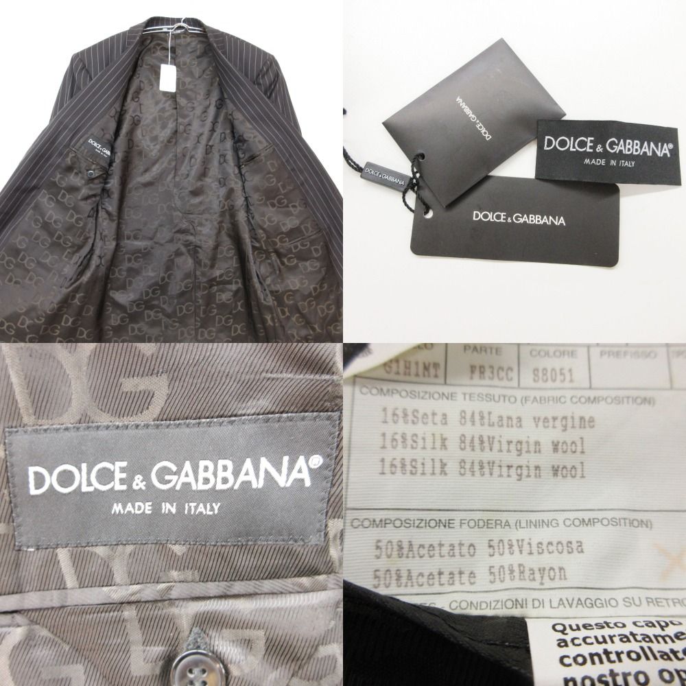 Dolce & Gabbana Suit Black Tag Set Tailored Jacket Blazer Trousers Pants — view 8