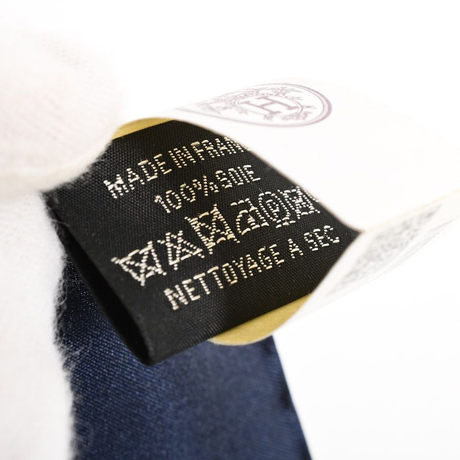 Hermes Scarf Pocket Scarves Navy — view 4