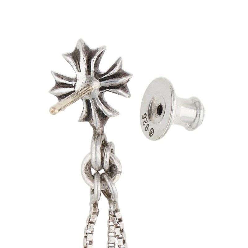 Chrome Hearts Jojo PST Plsbs L Silver Earrings — view 5