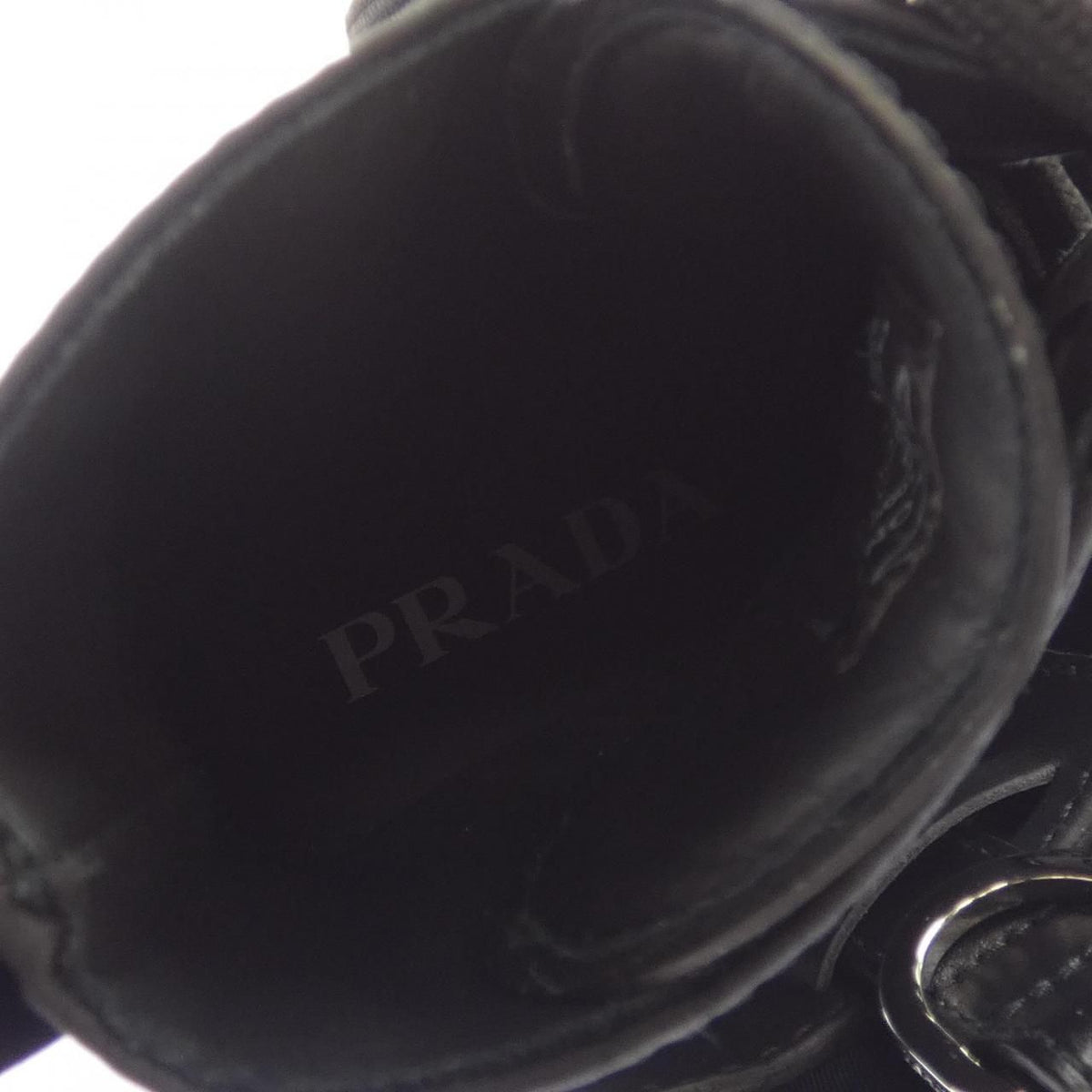 Prada Monolith Triangle Logo Boots — view 6