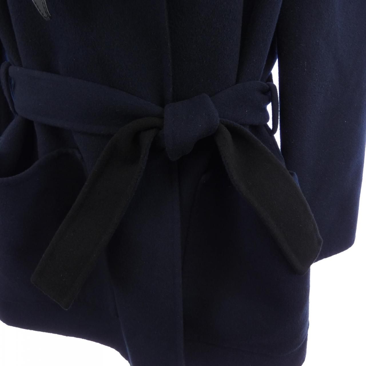 Hermes Coat Navy — view 7