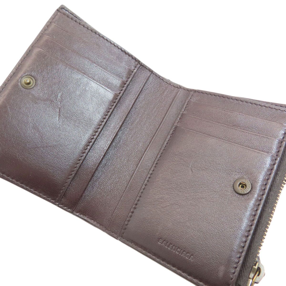 Balenciaga Le City Bifold Wallet Leather — view 8