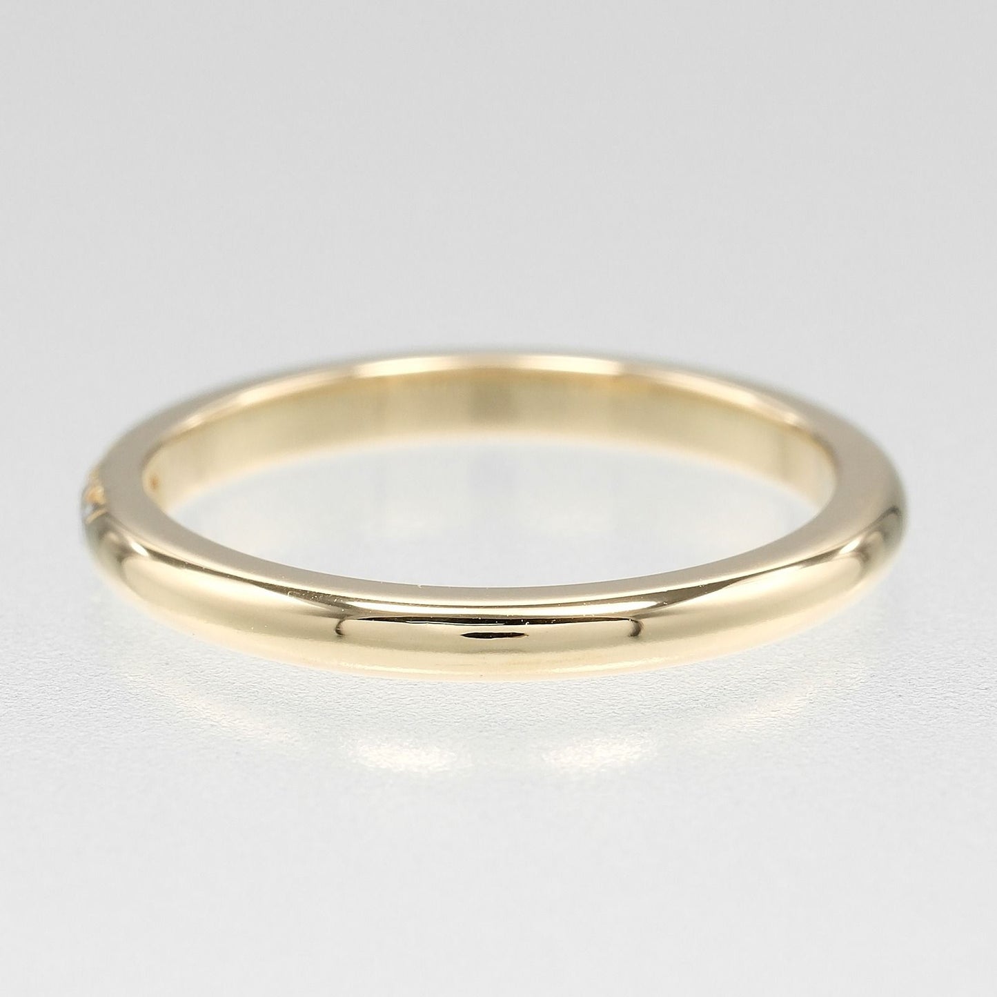 Tiffany & Co Forever Classic Band 18k Yellow Gold Diamond Ring — view 8