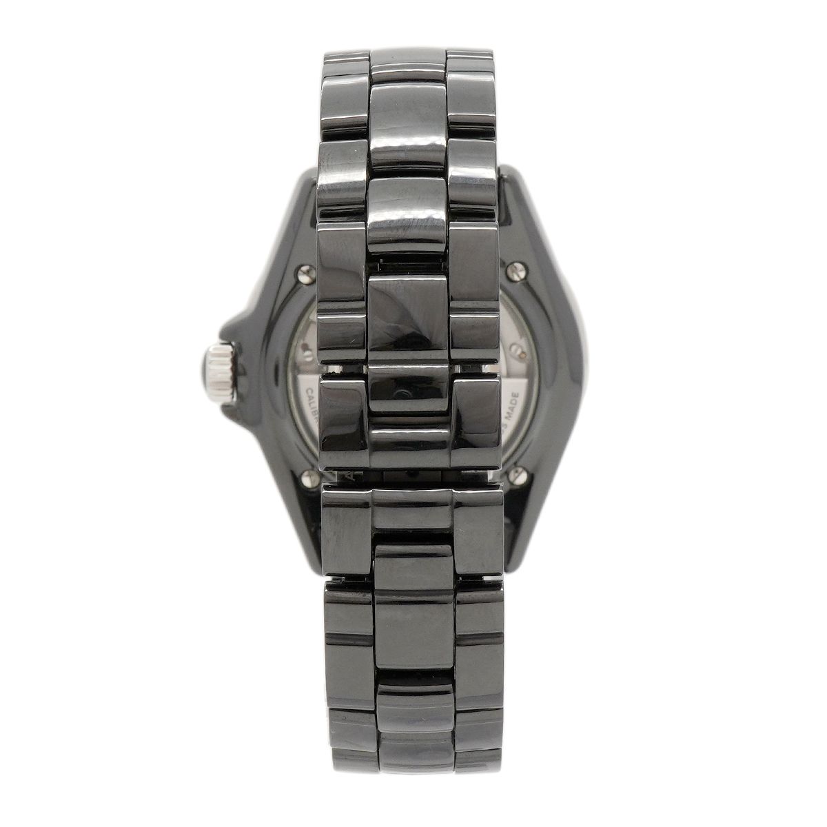 Chanel J12 Caliber 12.1 Diamond Bezel Black Dial Watch — view 8
