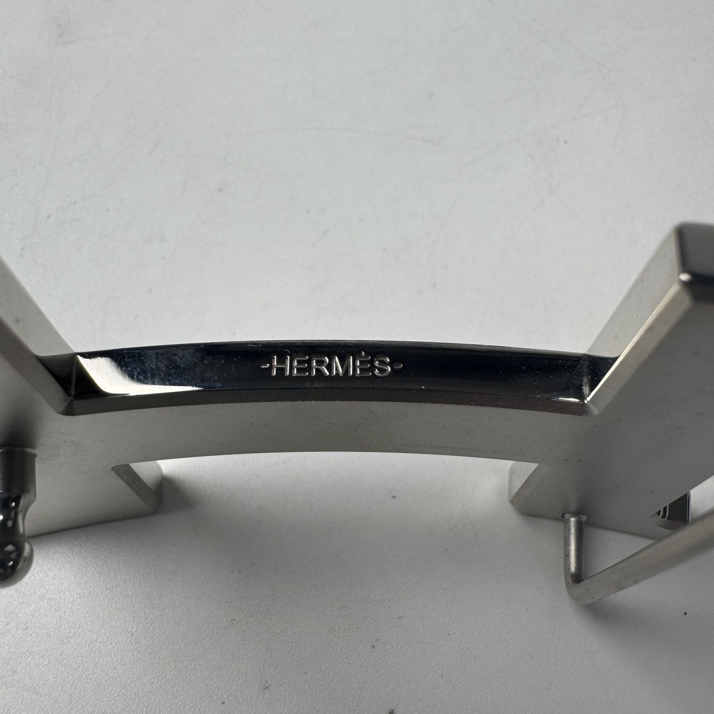 Hermes Constance Belt Black Silver — view 8